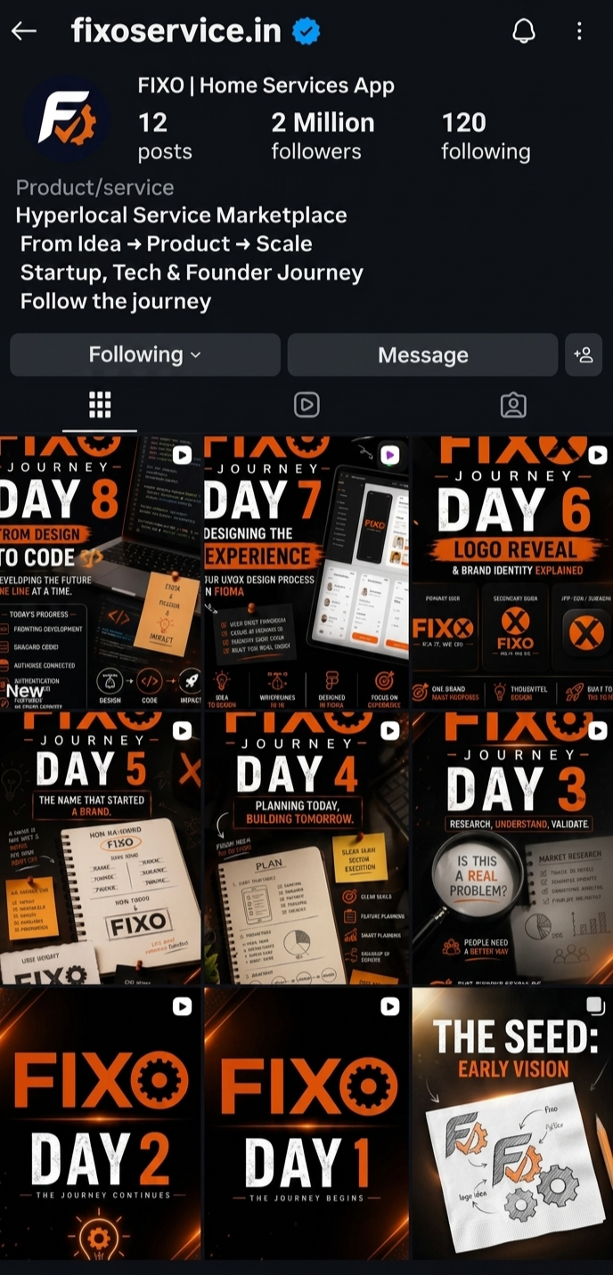 Fixo on Instagram